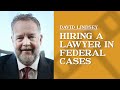 How do I hire a CO lawyer to defend me against federal charges? Answered by CO Criminal Defense Lawyer | David Lindsey | Englewood, CO | 303-228-2270 | https://www.mdavidlindsey.com/ |...