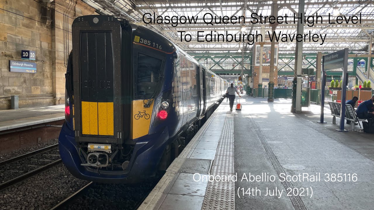 Glasgow Queen Street to Edinburgh Waverley onboard Abellio ScotRail