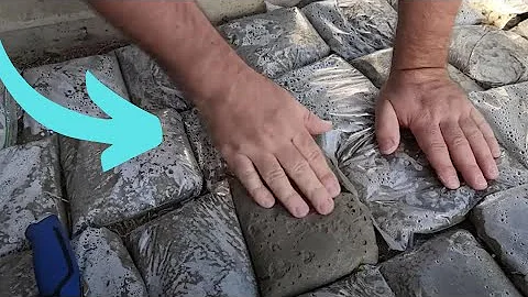 The Brilliant Reason He Lays Ziploc Bags of Cement in His Backyard - DayDayNews