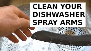 Why Are Your Dishes Still Dirty? Unblock Your Dishwasher Spray Arms