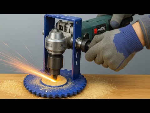 Angle Grinder Hack | How To Make An Ultra Precision Router Attachment ...