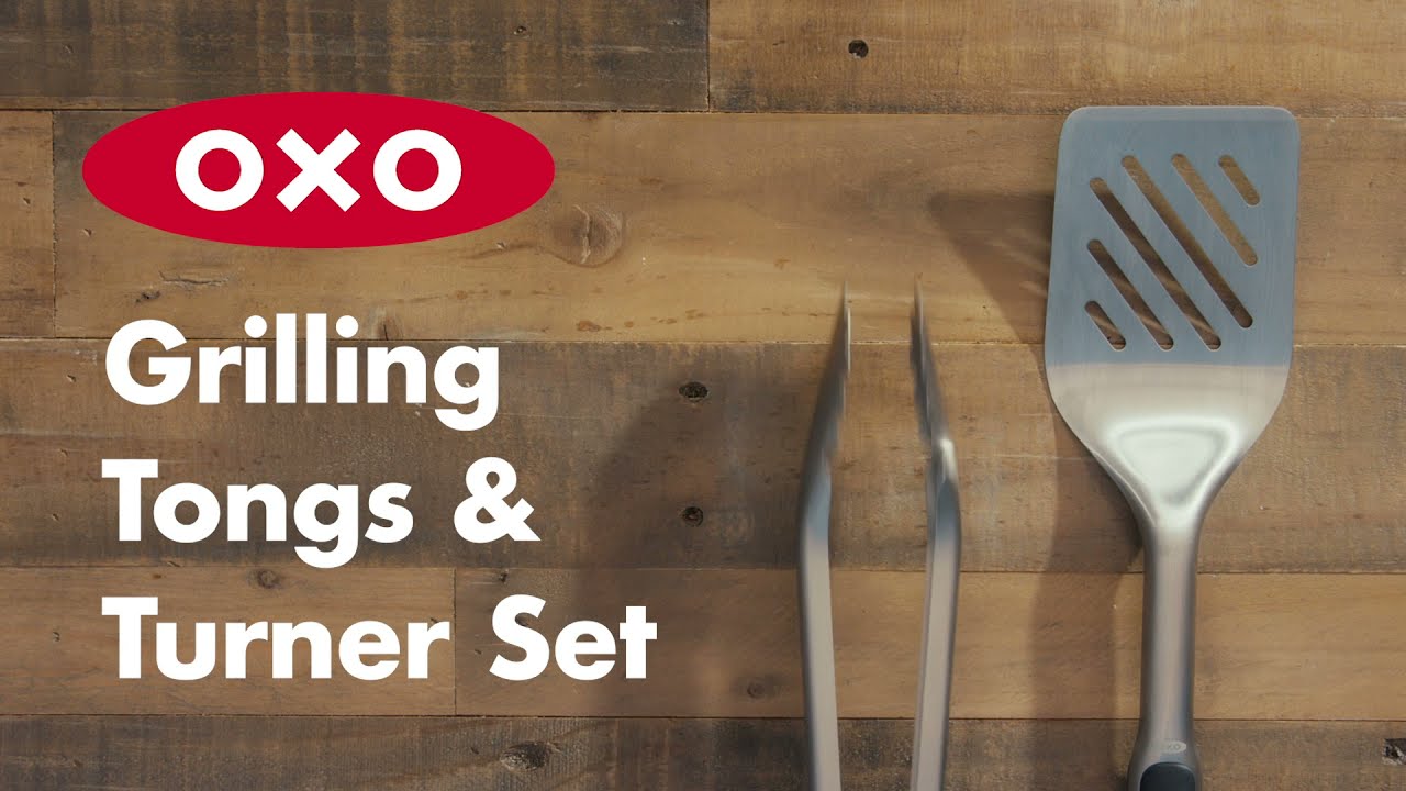 OXO Grilling Tongs & Turner Set