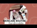 Morning skincare routine for dryness and irritation