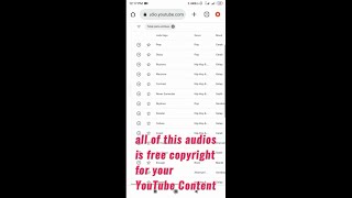 how to get No Copyright Music for your YouTube Contents via android phone screenshot 2