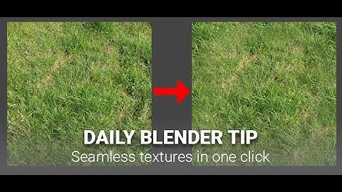 Daily Blender Secrets - Seamless textures in one click with Anti-Seam