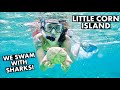 LITTLE CORN ISLAND, NICARAGUA (SECRET CARIBBEAN ISLAND!) SNORKELING WITH SHARKS | NO CARS OR ROADS