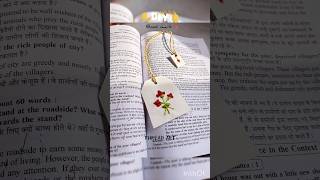 thread art !! trying for the first time 📒🫣 #diy #bookmark #craft #handmade #easy #shorts