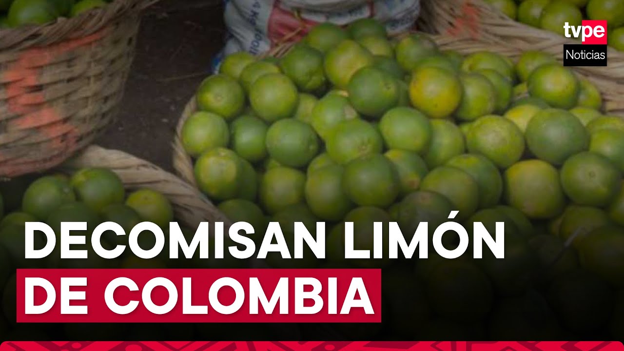 Tumbes: decomisan once toneladas de limón extranjero