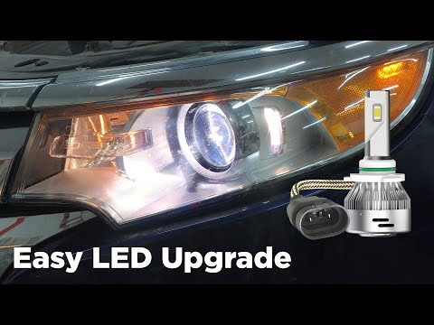 Ford Edge LED Headlight Upgrade Install 2011-2014