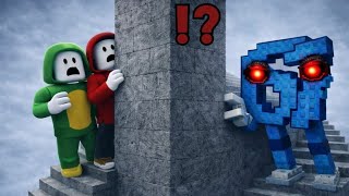 Mikey And Jj Climb Scary Brainrot Tower ? Maizen Roblox