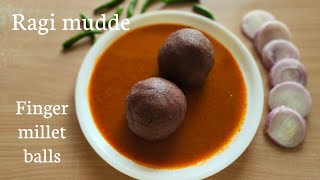 Ragi mudde recipe|ragi ball recipe|finger millet ball|ragi sangati|ರಾಗಿ ಮುದ್ದೆ|రాగి సంగటి