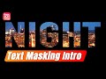 How to create text masking intro  inside text inshot tutorial