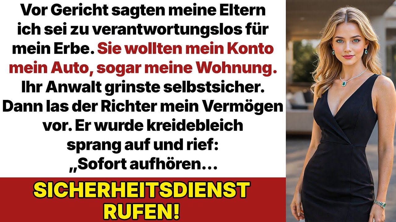 Meine Eltern wollten vor Gericht alles von mir, dann las der Richter mein echtes Vermögen vor!