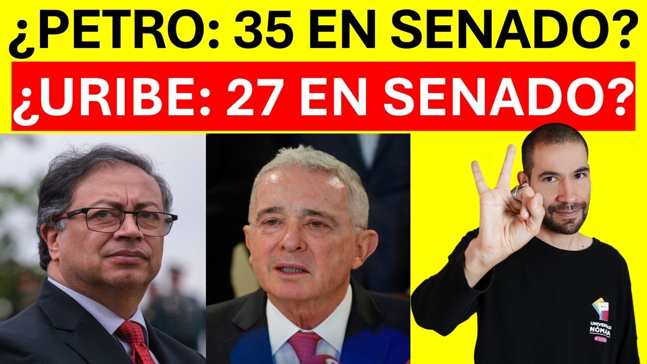 🔴ENCUESTADORA URIBISTA DICE QUE PETRO TENDRÁ 35 SENADORES Y URIBE 27: CHARLA CON PANELISTAS SORPRESA