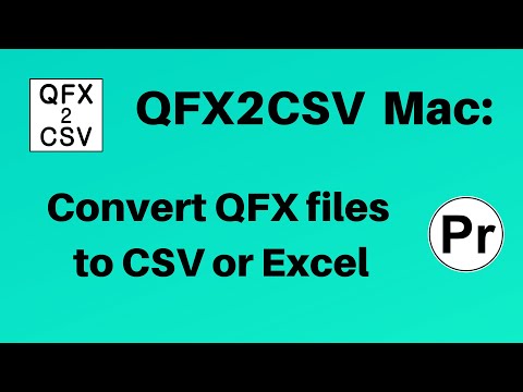 Convert QFX files