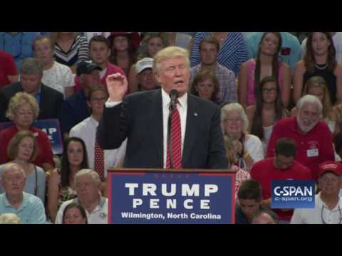 Donald Trump on Hillary Clinton and the Second Amendment (C-SPAN)