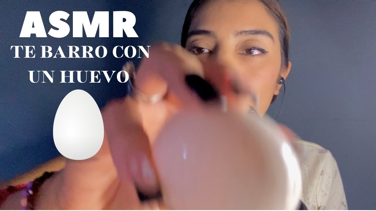 ASMR | TE BARRO CON UN HUEVO✨ Roleplay💖 inaudible