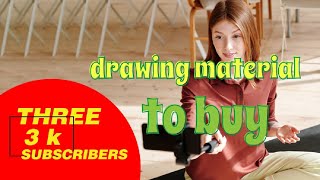 Best Art Materials To Buy For Beginner In Lowest Cost Drawing Material Basic Art Supply
