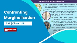 Confronting Marginalisation | Civics | Class 8