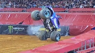 Monster Jam - Monster Mutt Dalmatian Galaxy (Cynthia Gauthier) WINNING Freestyle Arlington 202