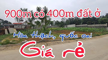 Đât hoà thạch quốc oai 900m đất đẹp giá đầu tư