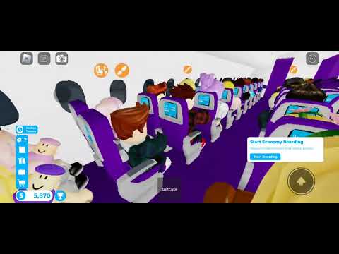 i have new jetway and NPC helper! we went to Los Angeles Roblox: Cabin crew simulator Part 12