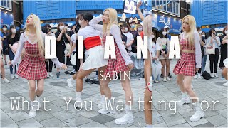 200801 댄스팀 다이아나 DIANA 사빈 What You Waiting For @홍대버스킹 4K 60P 직캠