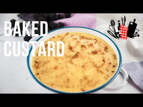 How to Make Baked Custard {Video Recipe}. 