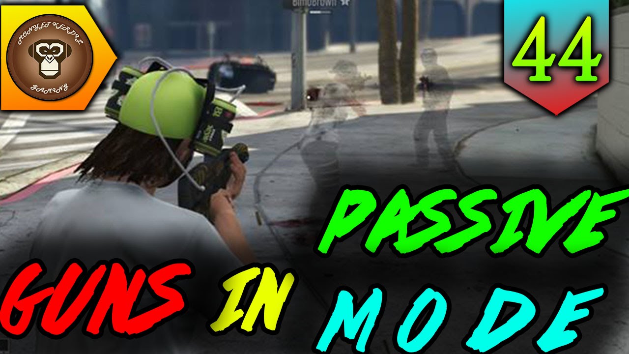 GTA 5 Online Use Guns in PASSIVE MODE! YouTube