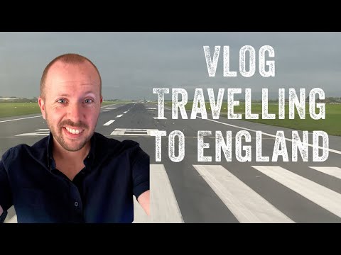 VLOG Travelling from Dublin Ireland to East Midlands England