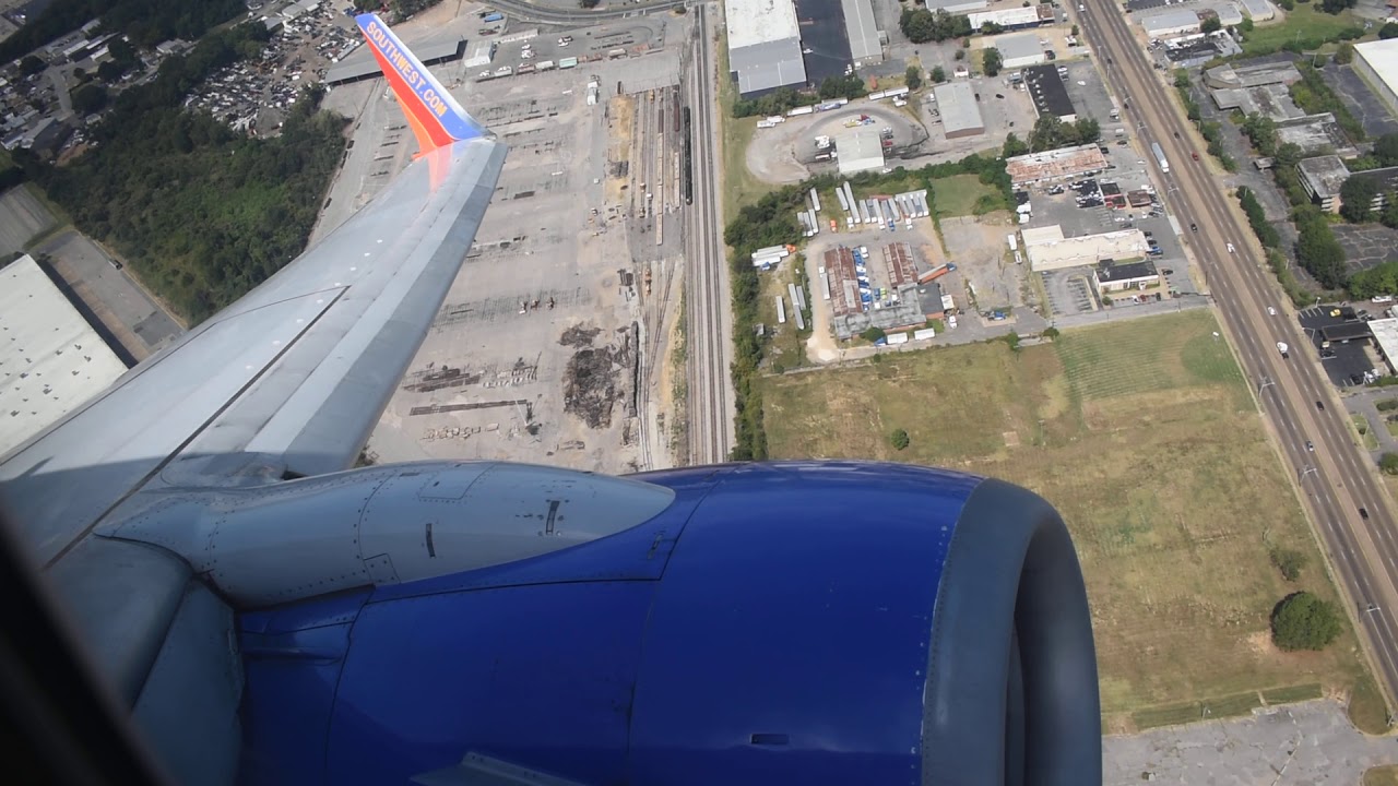 Southwest Airlines Takeoff from Memphis YouTube