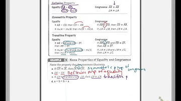 Geom - Properties of Equality and Congruence