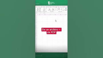 Pasa de PDF a Excel en solo 30 segundos. 😳✅#excel #exceltips #exceltutorial #excelbasico