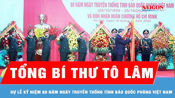 Tổng Bí thư Tô Lâm dự lễ kỷ niệm 80 năm Ngày truyền thống Tình báo Quốc phòng Việt Nam