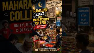 Ramadan Iftar Preparation at Maharashtra College 🕌❤️ | Beautiful Community Scene