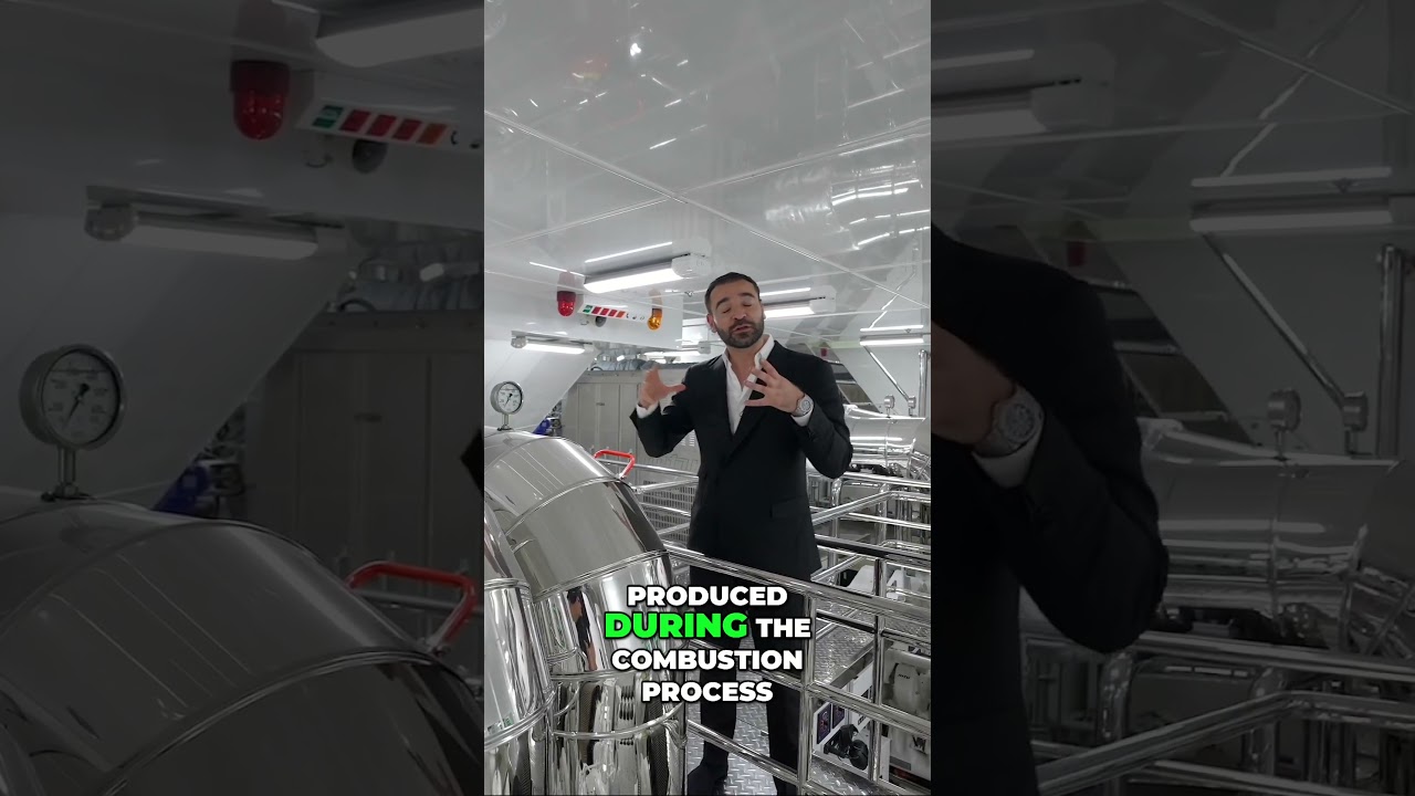 Inside the CRAZIEST MegaYacht's Eco-Friendly Engine!