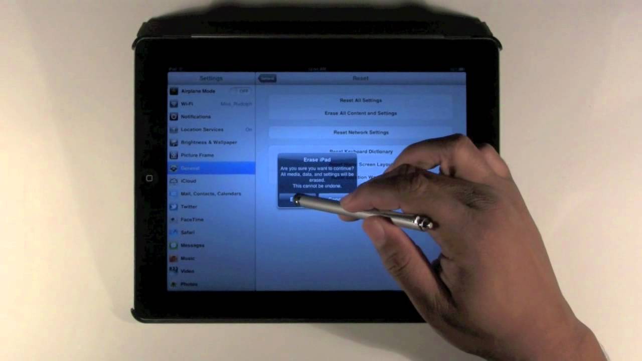 iPad 211: How to Reset to Factory Settings​​​  H211TechVideos​​​