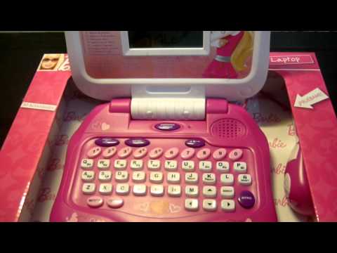 barbie pink laptop