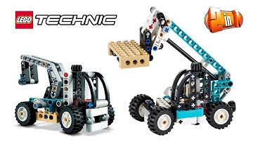 🚨LEGO Technic Telehandler SET 42133 🔥 Speed Build 3D
