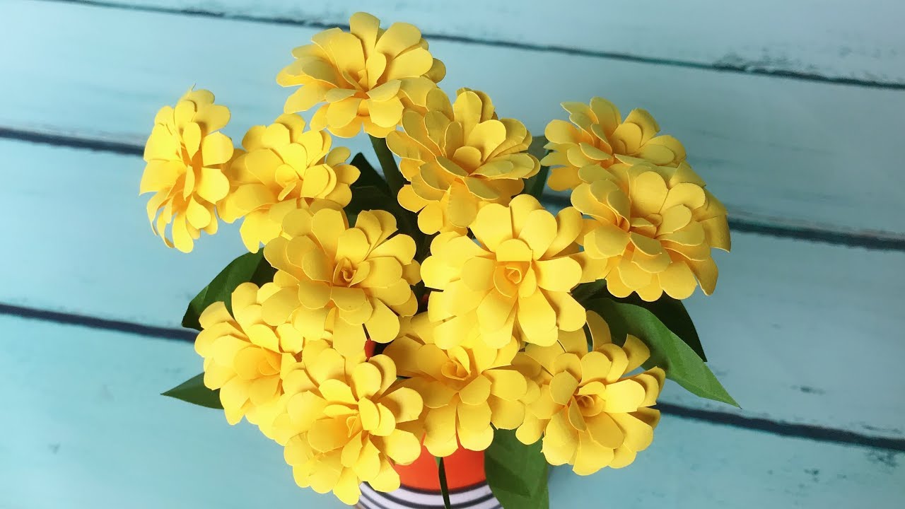 ABC TV | How To Make Easy Paper Flowers - Craft Tutorial - YouTube