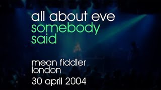 Watch All About Eve Somebody Said video