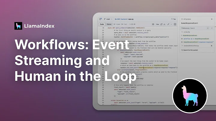 Workflows: event streaming and human in the loop