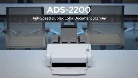 Brother India - ADS 2200 Compact High Speed Color Duplex Desktop Document Scanner
