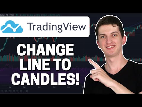 How To Change Line To CandleStick In TradingView (2021)