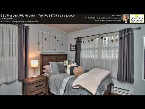 181 Prospect Rd, Mountain Top, PA home video tour