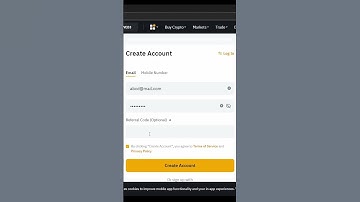How to create account on Crypto Exchange