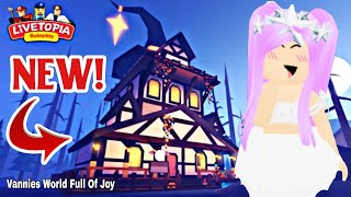 😱⚠️NEW LIVETOPIA UPDATE NEW WITCH HOUSE || LIVETOPIA ROBLOX || Vannies World Full Of Joy