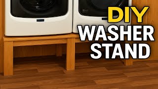 DIY Washer and Dryer Stand with Storage | Save Money & Elevate Your Laundry Setup DIY Washer and Dryer Stand with Storage | Save Money & Elevate Your Laundry Setup