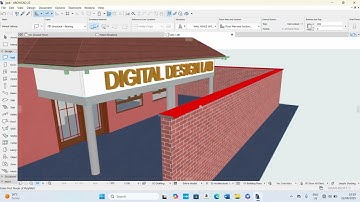 ARCHICAD Tutorial: How to Add Coping to Wall Fence (Kinyarwanda)
