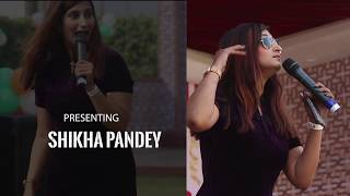 Anchor Shikha Pandey Hosting For Plastic Omnium! 2018